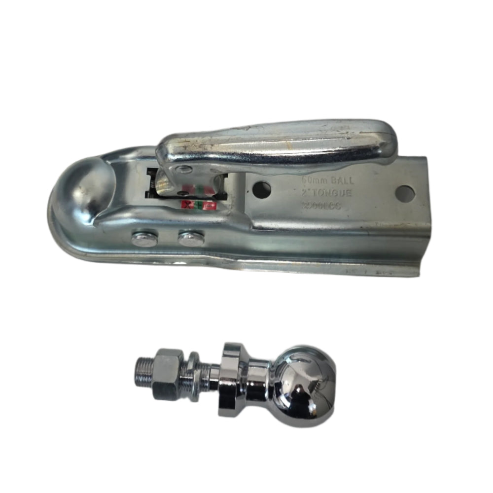50mm tow ball and hitch uncoupled