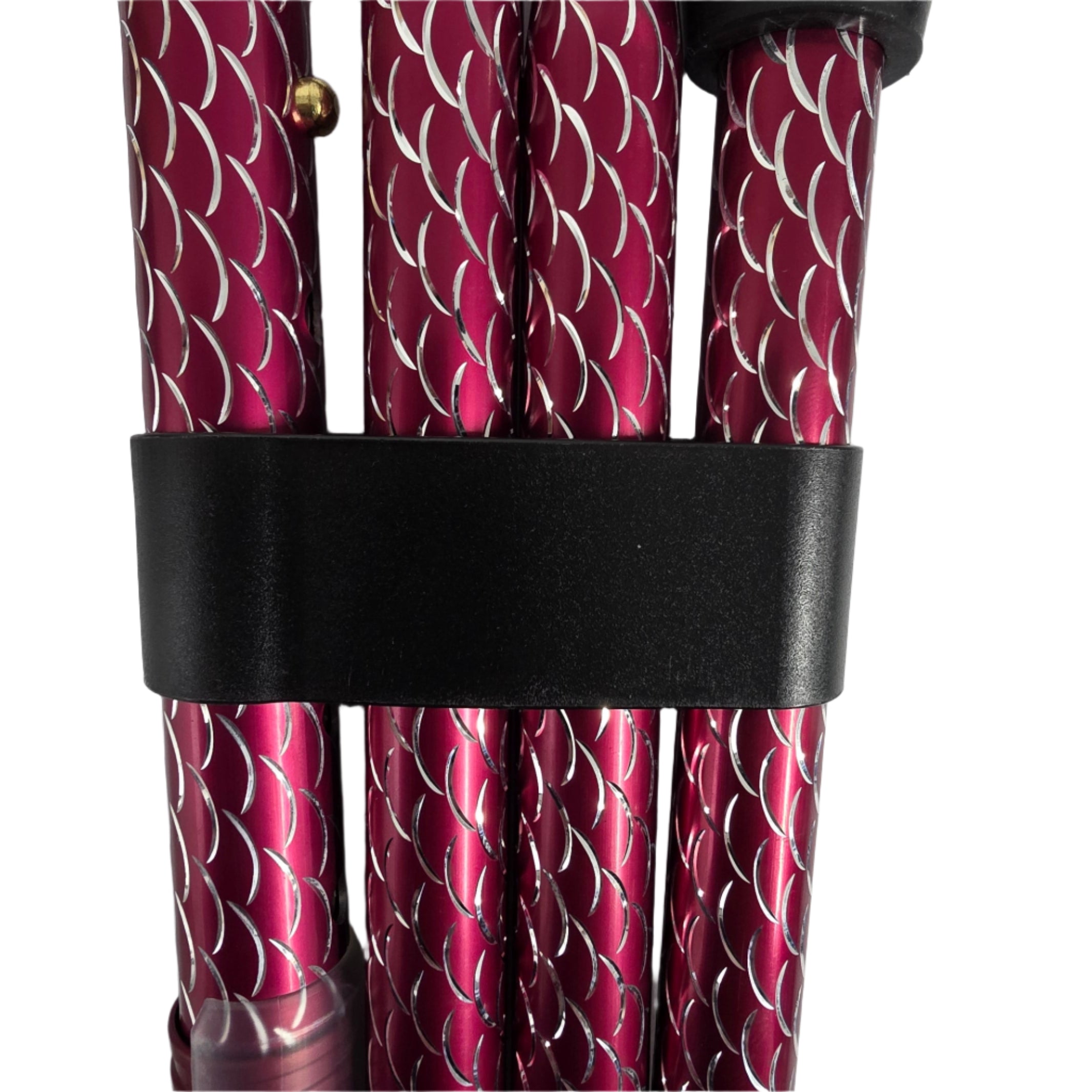 folding cane clip on cane