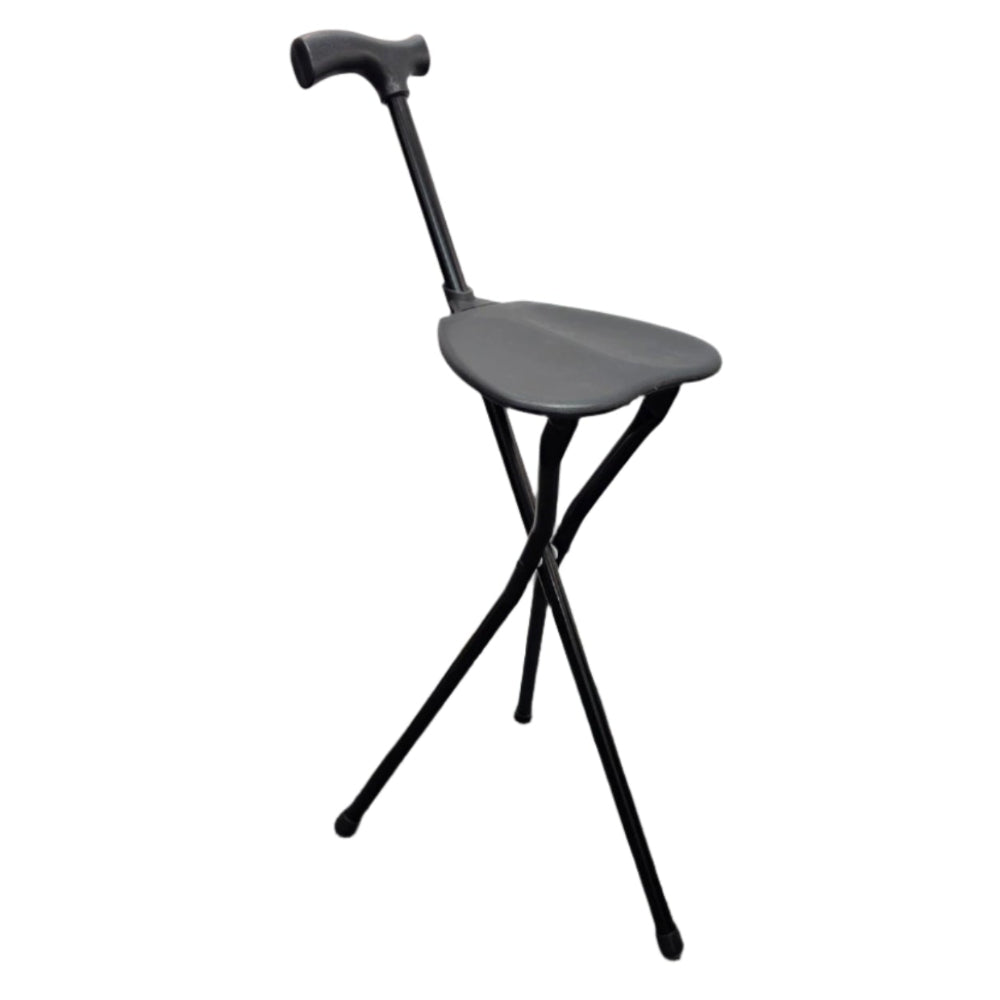 folding seat cane