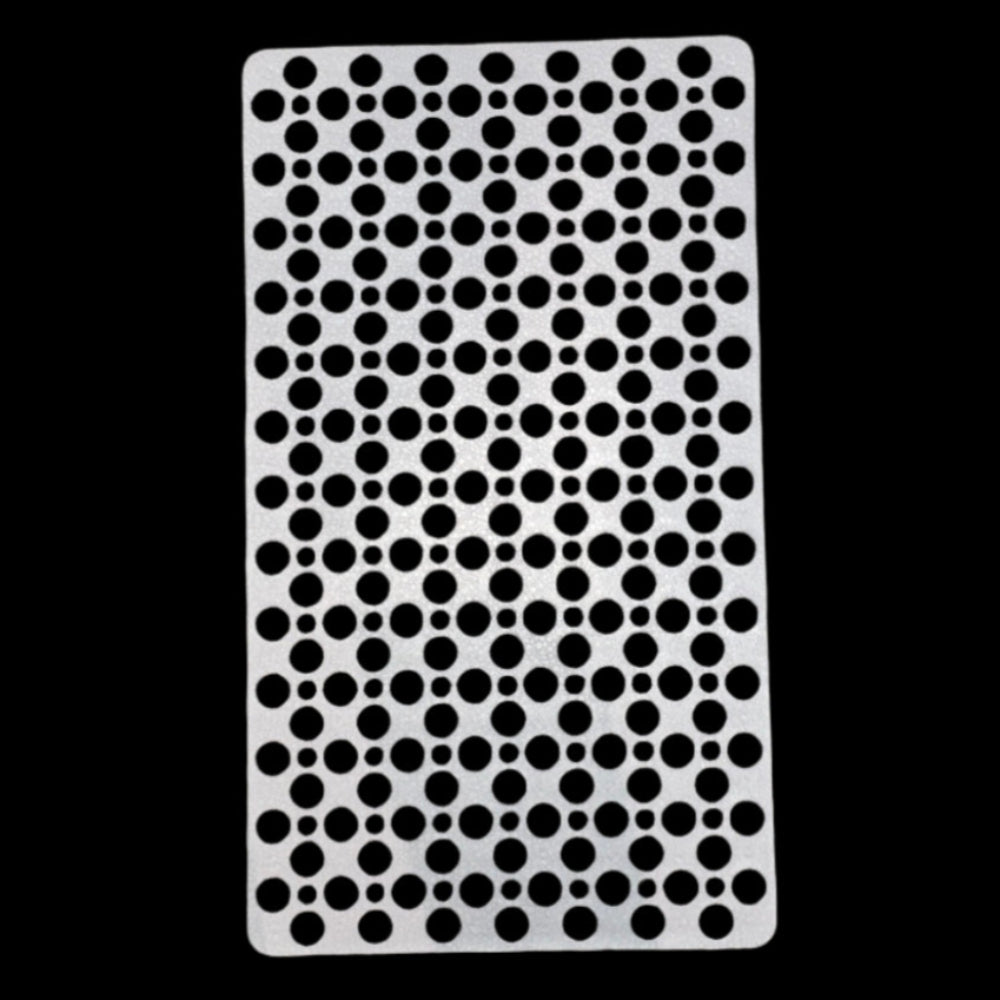 grey bath mat