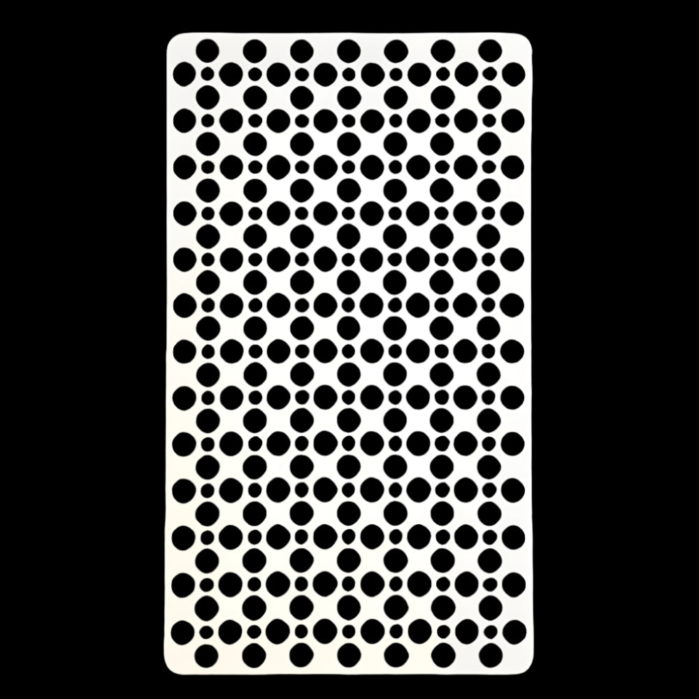 white bath mat
