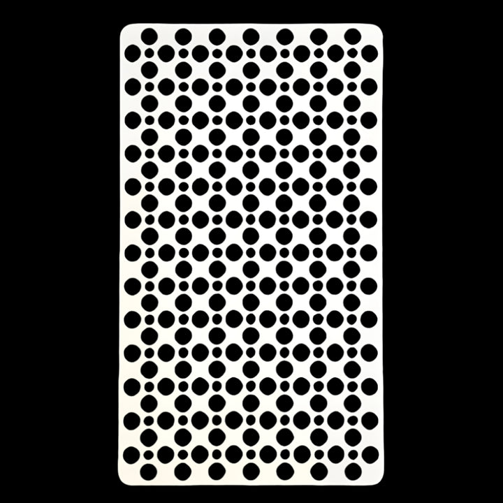 white bath mat