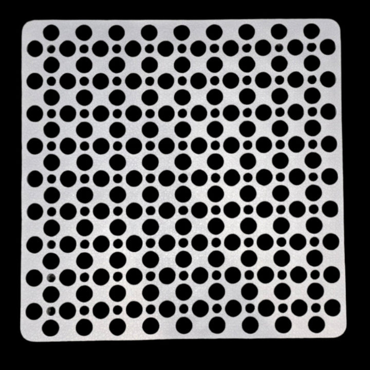 grey shower mat