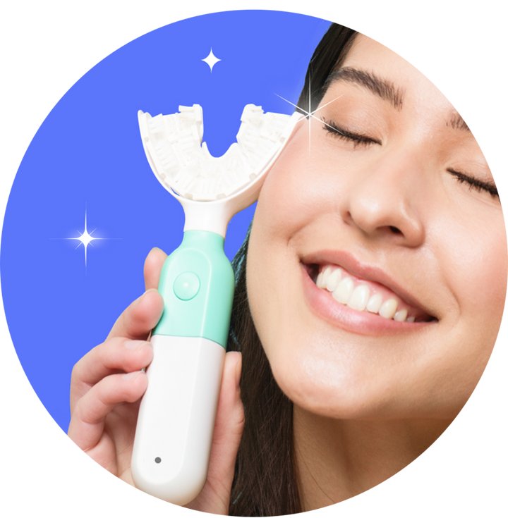 lady holding symplbrush