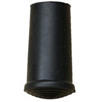 10mm Timber Cane Ferrule Black